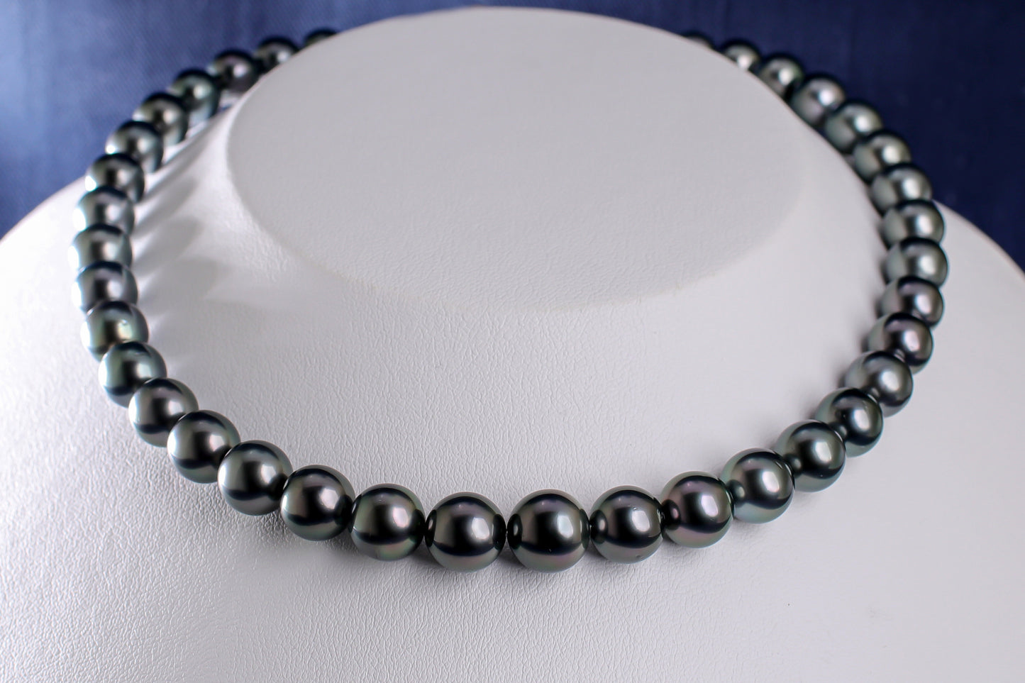 タヒチパール（黒蝶真珠）ネックレス 7.7-10.6mm