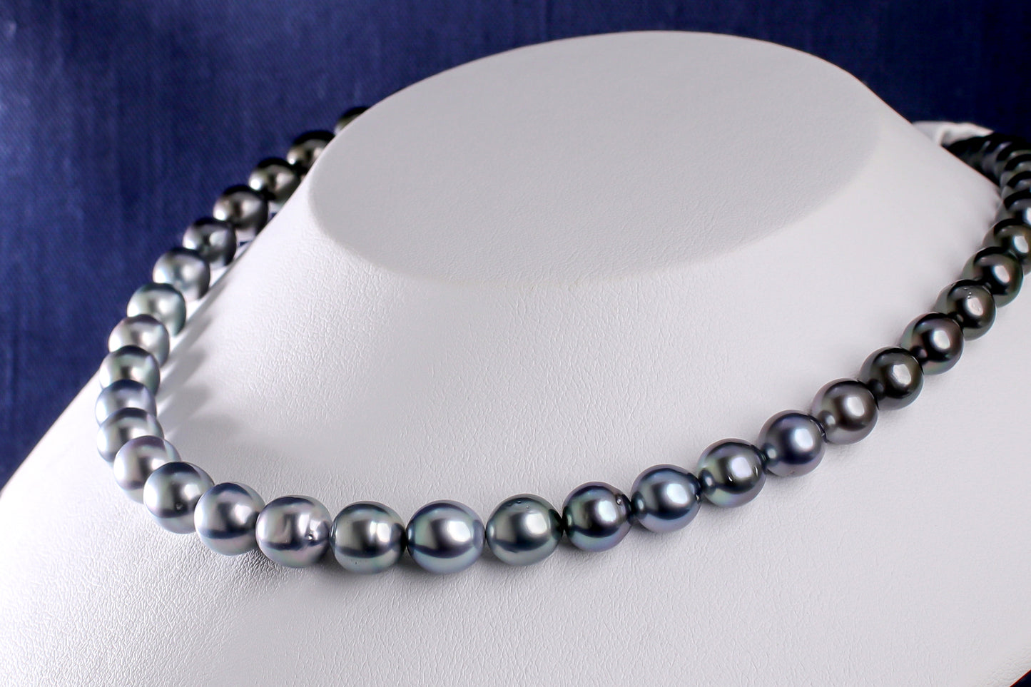 タヒチパール（黒蝶真珠）ネックレス 8.0-10.0mm